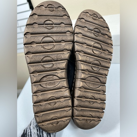 Josef Seibel waterproof suede navy shoes 37 - Picture 5 of 6